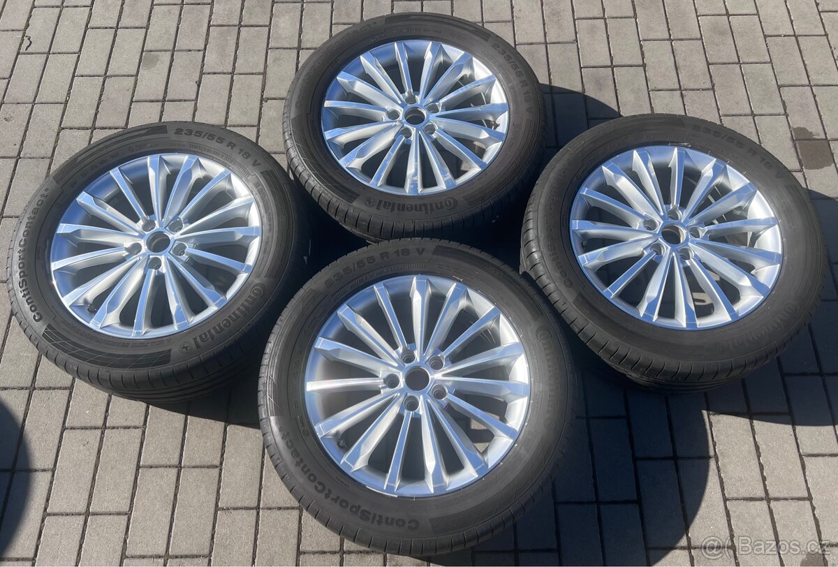 Kodiaq- 18 Trinity + letní 235/55 R18 Continental