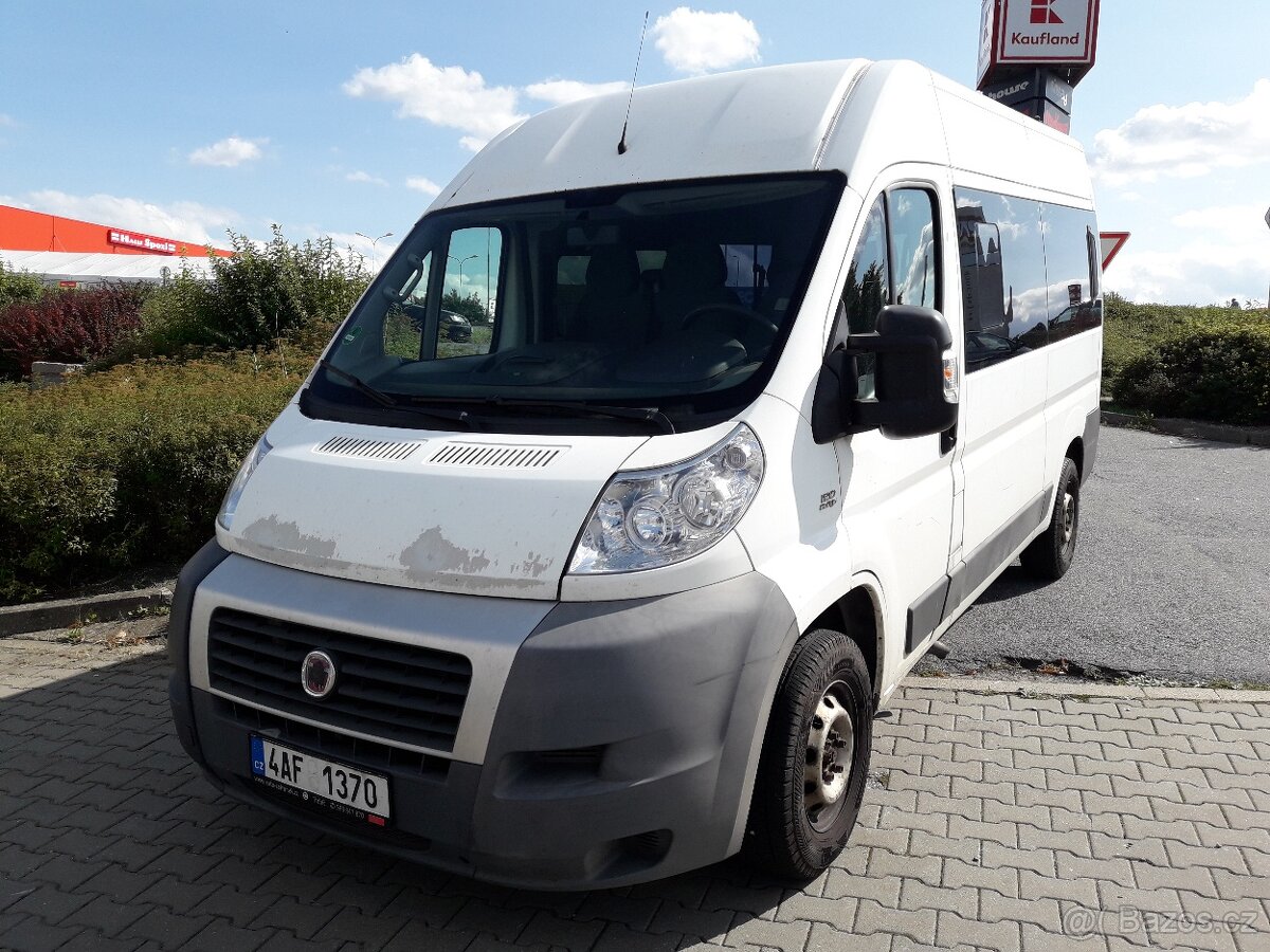 FIAT DUCATO 2.3MTJ 120k L2H2 9MÍST TZ PANORAMA /ODPOČET DPH/