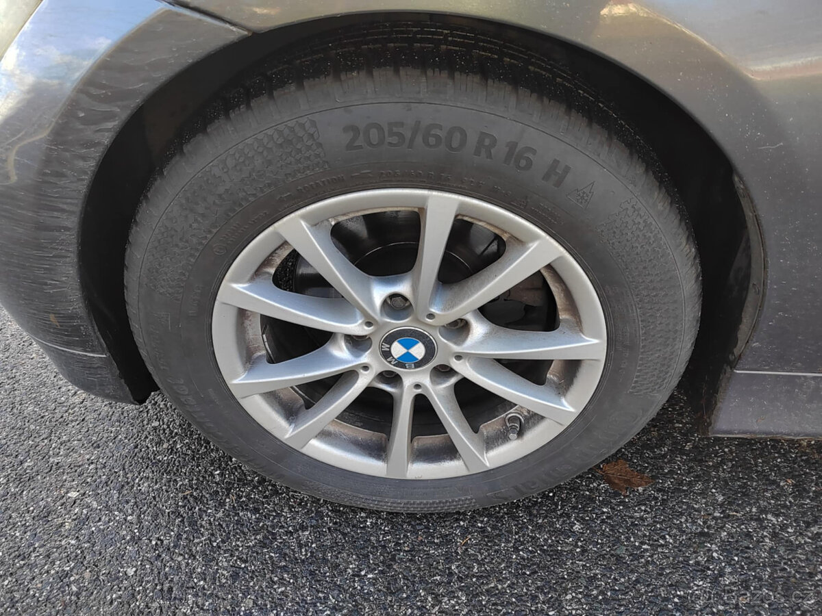 BMW ,AL kola 205/60/16 R , 4ks + zimní pneu zánovní