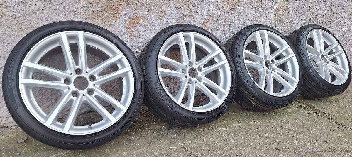 Alu kola R18 5x120 Uniwheels + letní pneu 225/40/18