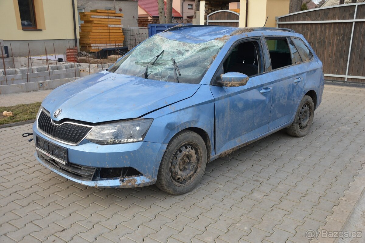 Škoda Fabia III combi 1.2TSI 81kW 81tkm klima park výhřev