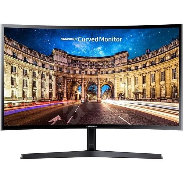 3 monitory Samsung, prohnuté poškozené displaye