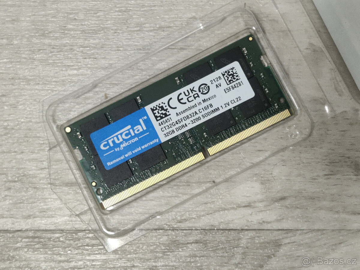 Crucial 32GB DDR4 3200MHz sodimm