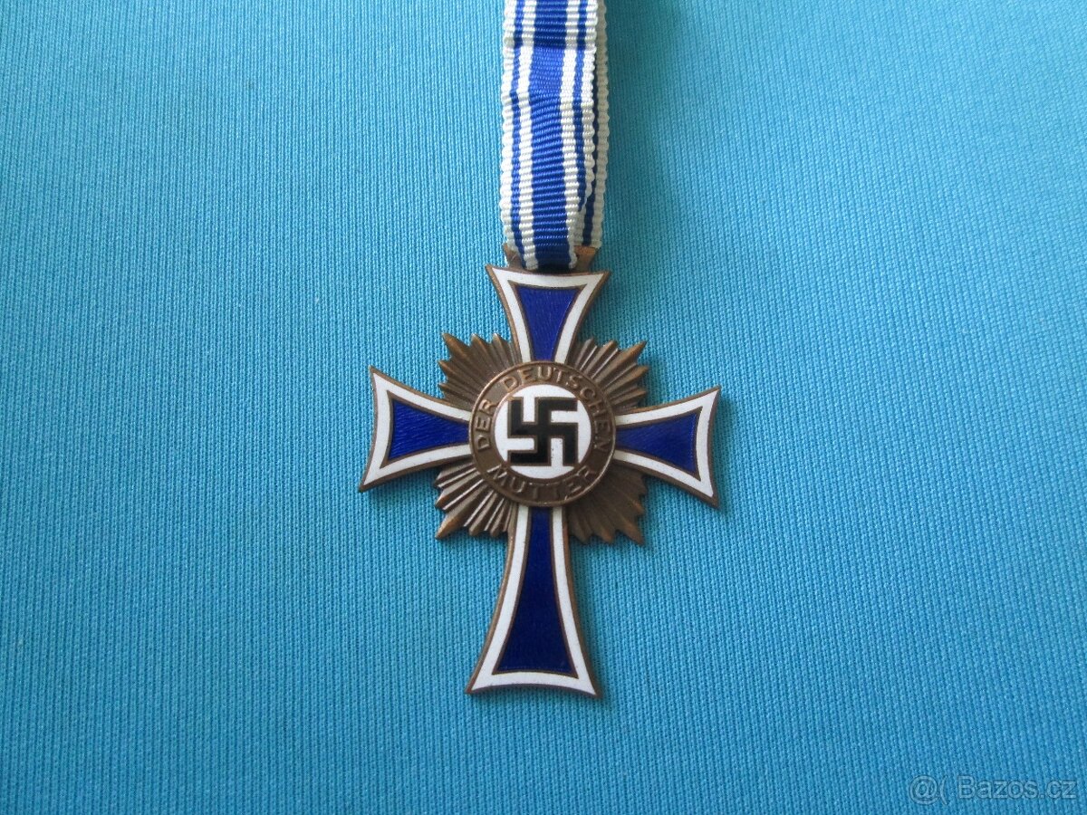Čestný kříž německé matky-originál,bronz