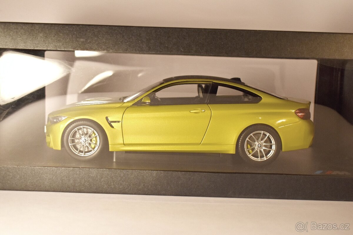 BMW M4 F82 COUPE AUSTIN YELLOW Paragon 1:18