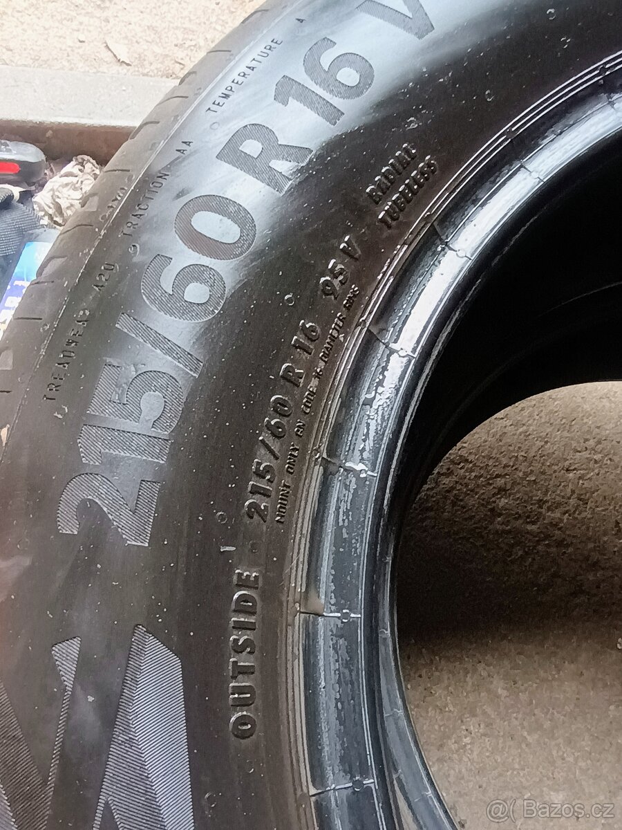 2ks letní pneu Continental 215/60 R16