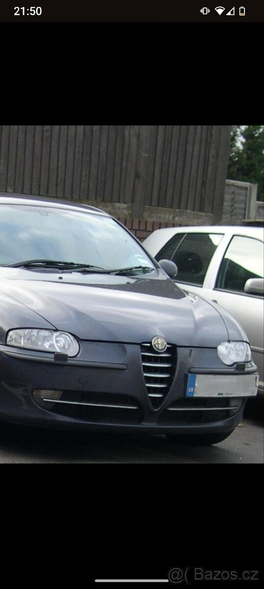 Alfa Romeo 147 první model ostřikovače světlometů