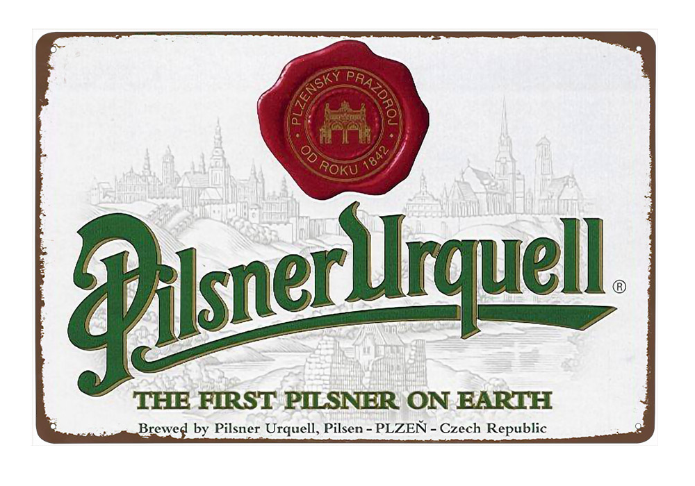 cedule plechová - Pilsner Urquell č. 19