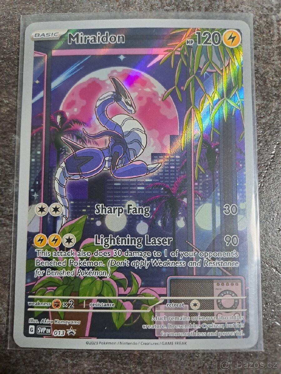 Pokemon TCG Miraidon Black Promo SVP 013