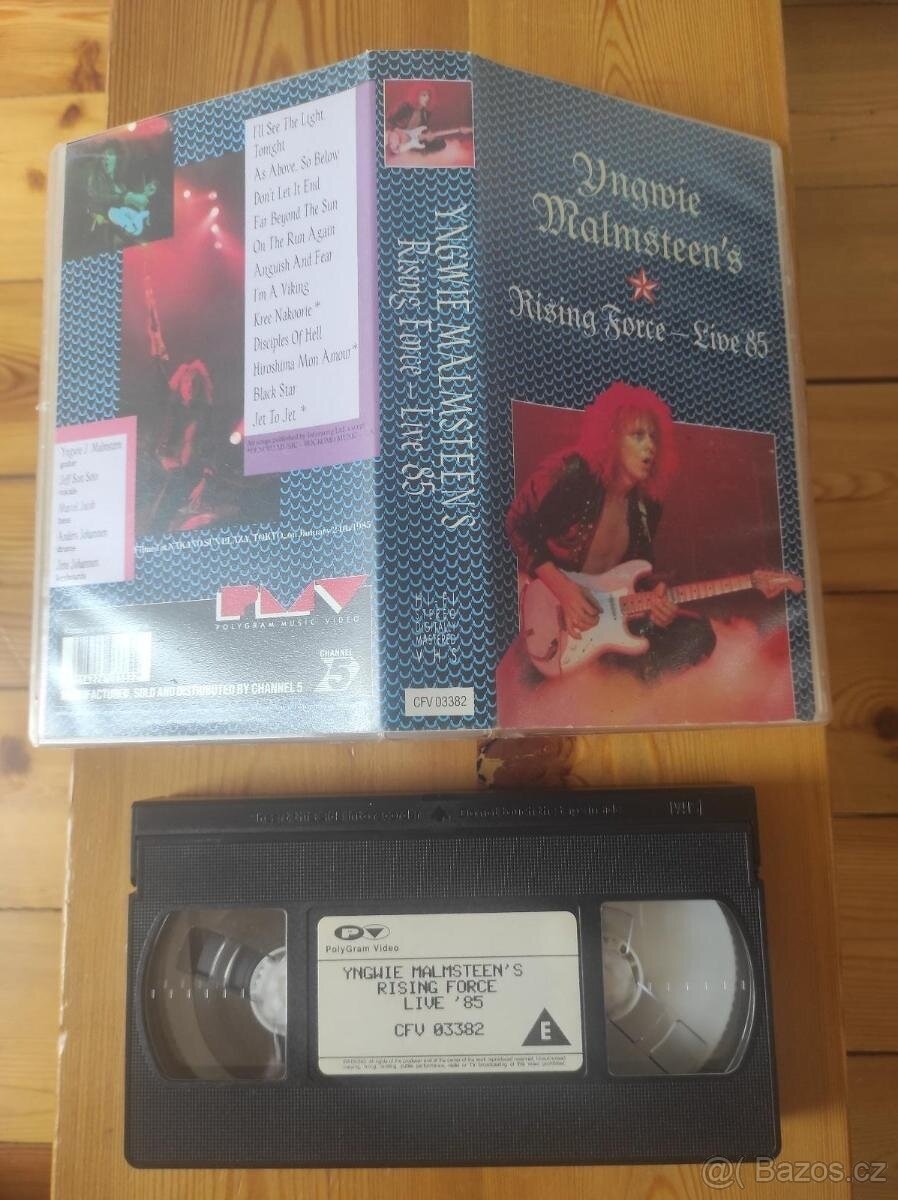 Yngwie Malmsteen Rising Force: Live 85 VHS
