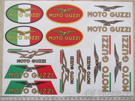 Samolepky Moto Guzzi sada