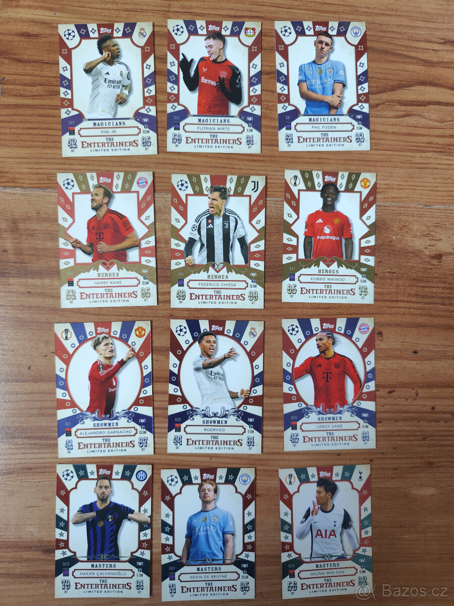 Fotbalové kartičky Match Attax 2024/25 Booster Tin Set