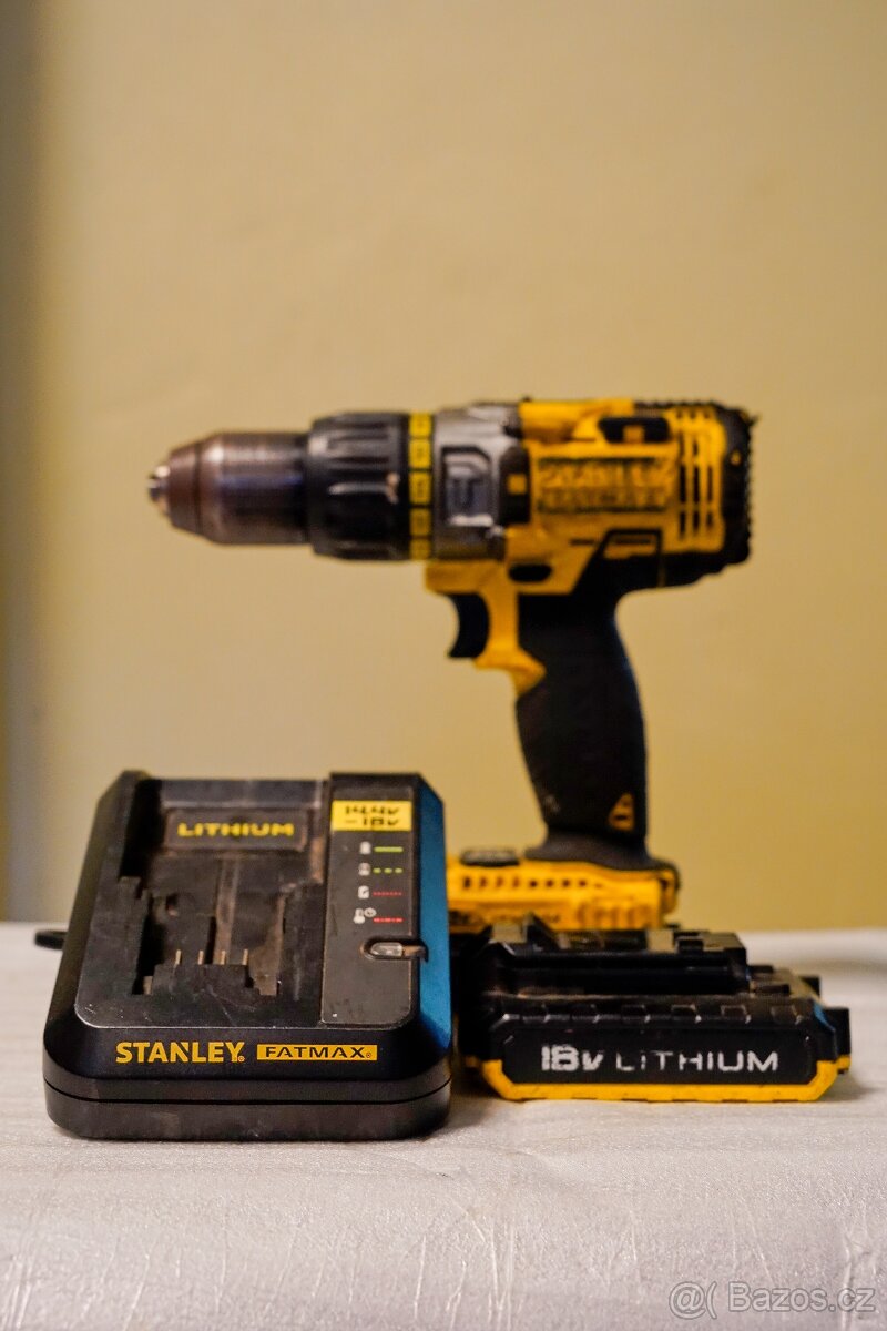 Akumulátorová vrtačka Stanley FatMax FMC607D2