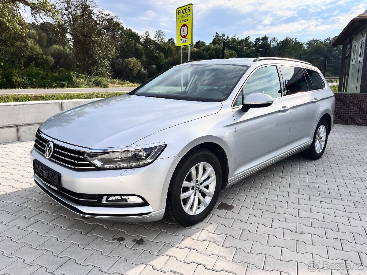 VW Passat B8 2.0 Tdi 110kw LED PANORAMA NAVI ZÁVĚS 1A stav