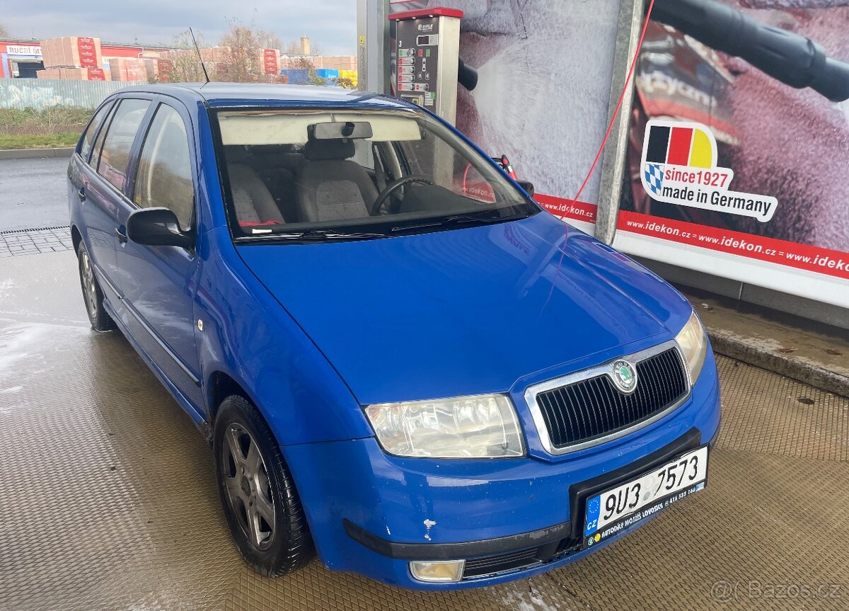 ŠKODA FABIA 1.4 MPI 44kW rok 2003.,ALU kola, zimní pneu