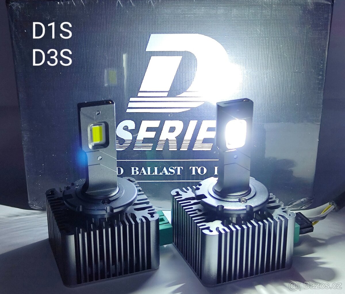 Led D1S D2S D3S D5S 6000k 70w led  Výkon 70w pár Lumen 24 00