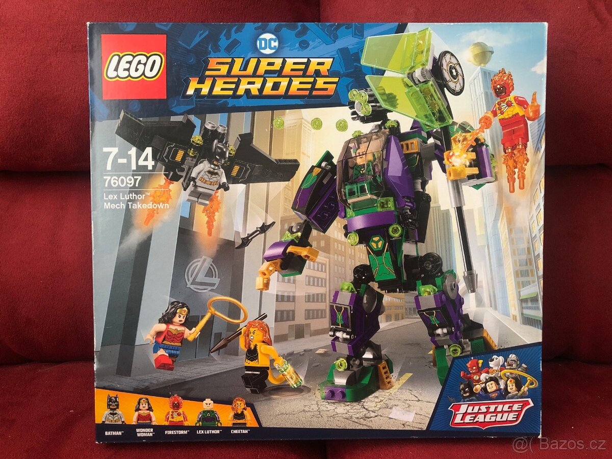 LEGO 76097 Lex Luthor a zničení robota - Bez figurek