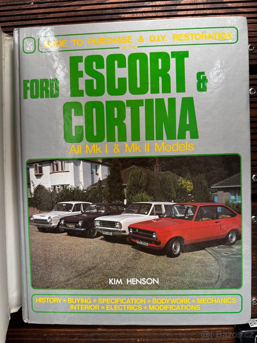 FORD CORTINA ESCORT originální renovační montážní manuál