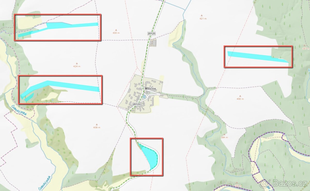 Prodej ucelených bloků polí - 1,8 ha - kú Milíčov