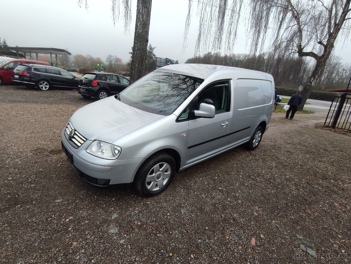 Volkswagen Caddy 1.9 TDi maxi klima tažné DPH zimaky