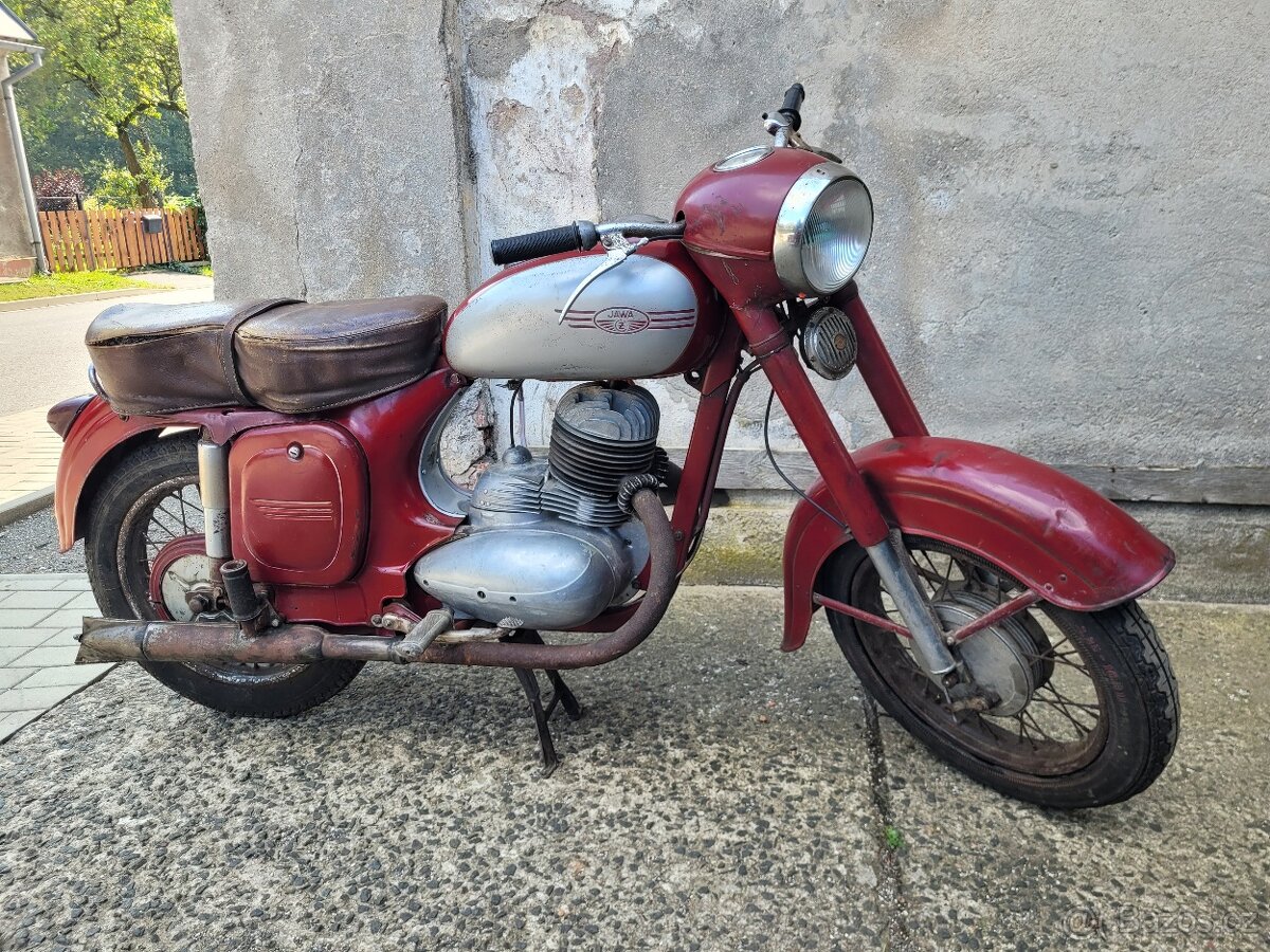 Jawa 250 kývačka typ 353 1956