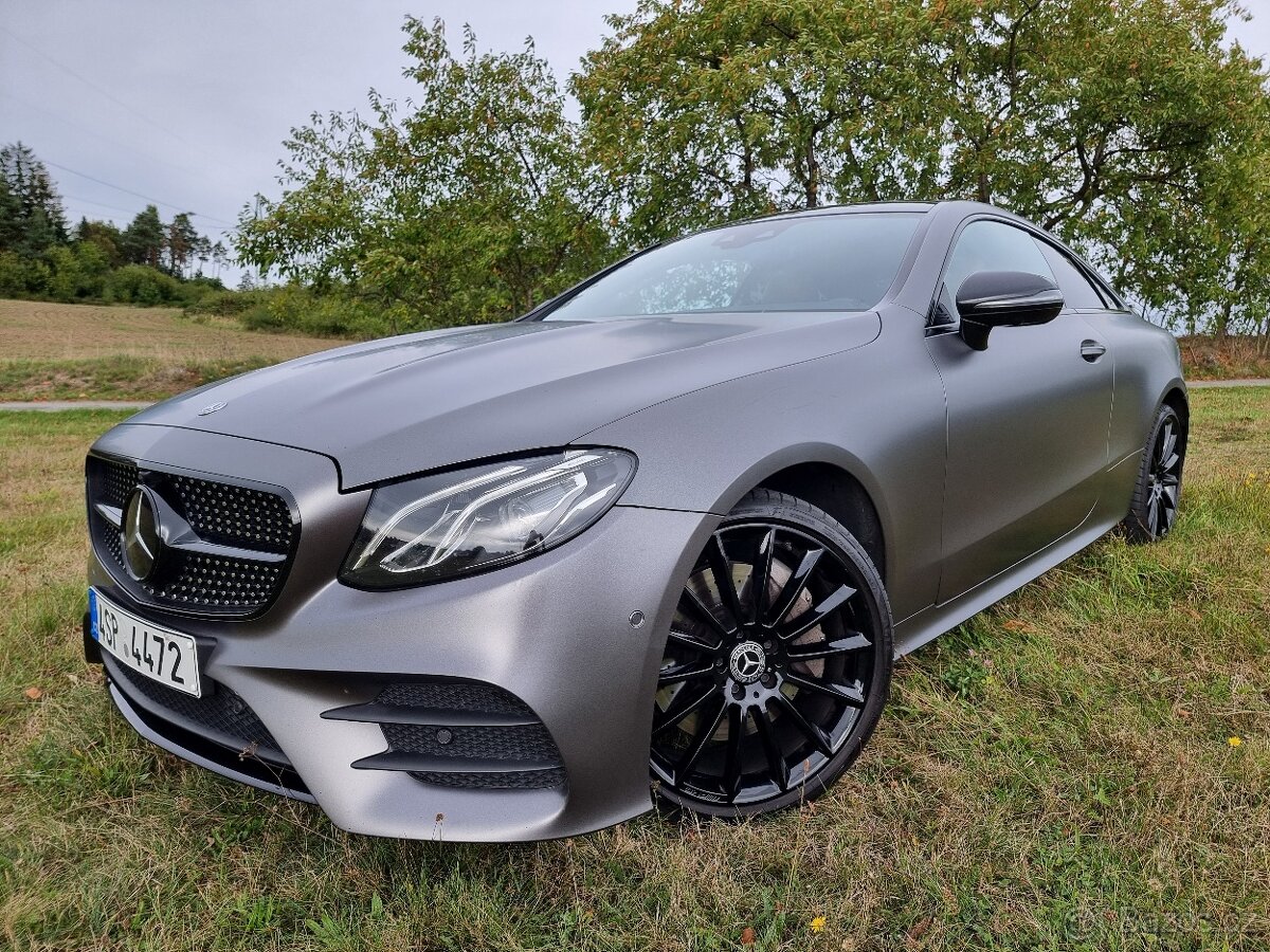 Mercedes-Benz E400 coupé AMG, 4M, BURMEST, PANO, TOP