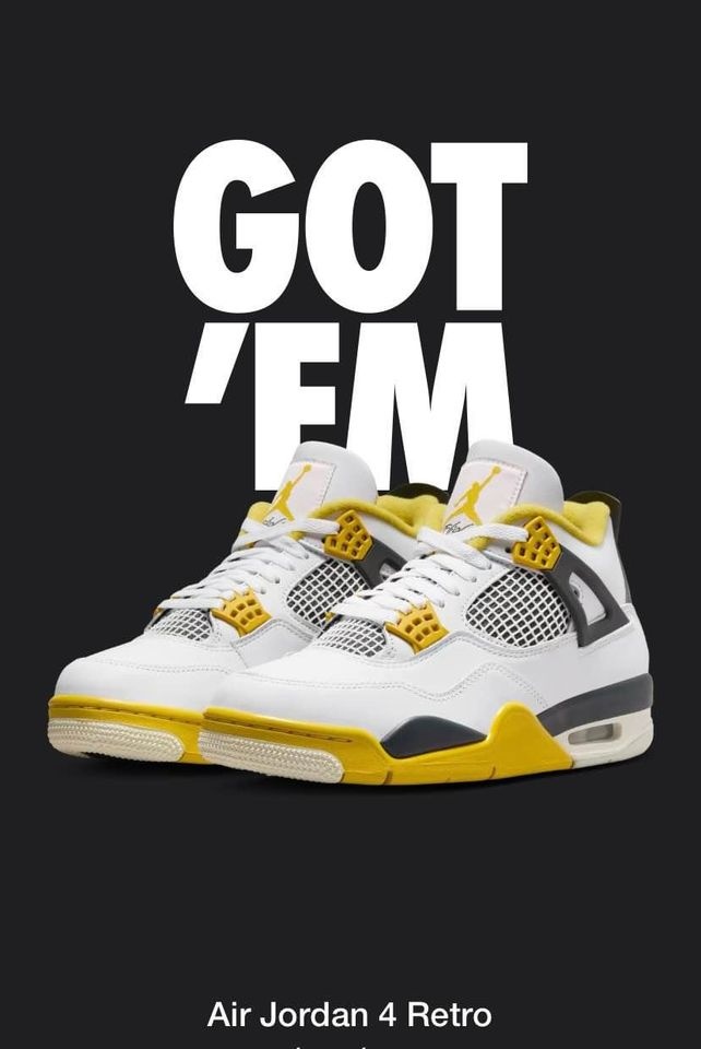 Air Jordan 4 Retro Vivid Sulfur