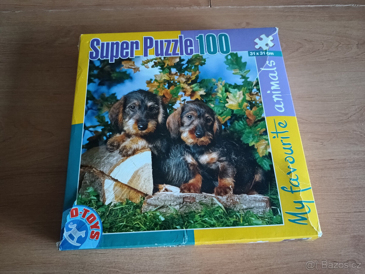 Puzzle - tematika pejsci - 100 dílků