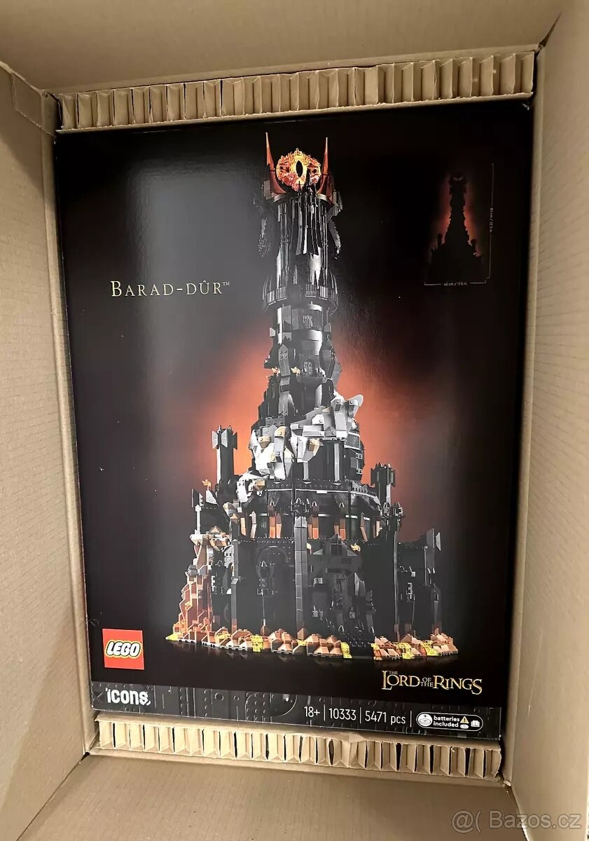 LEGO 10333 ICONS THE LORD OD TGE RINGS BARAD-DUR