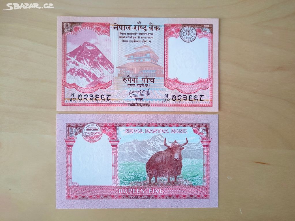 Nepál - 5 rupees