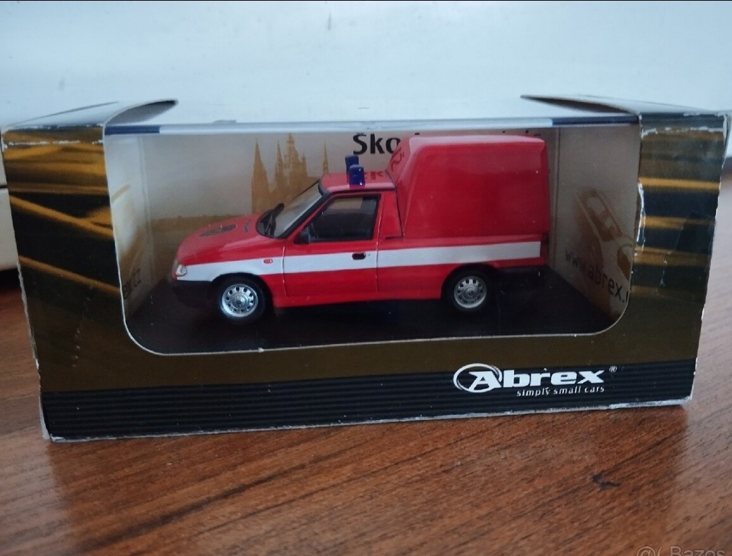 Škoda Felicia pick-up Hasiči 1:43 Abrex