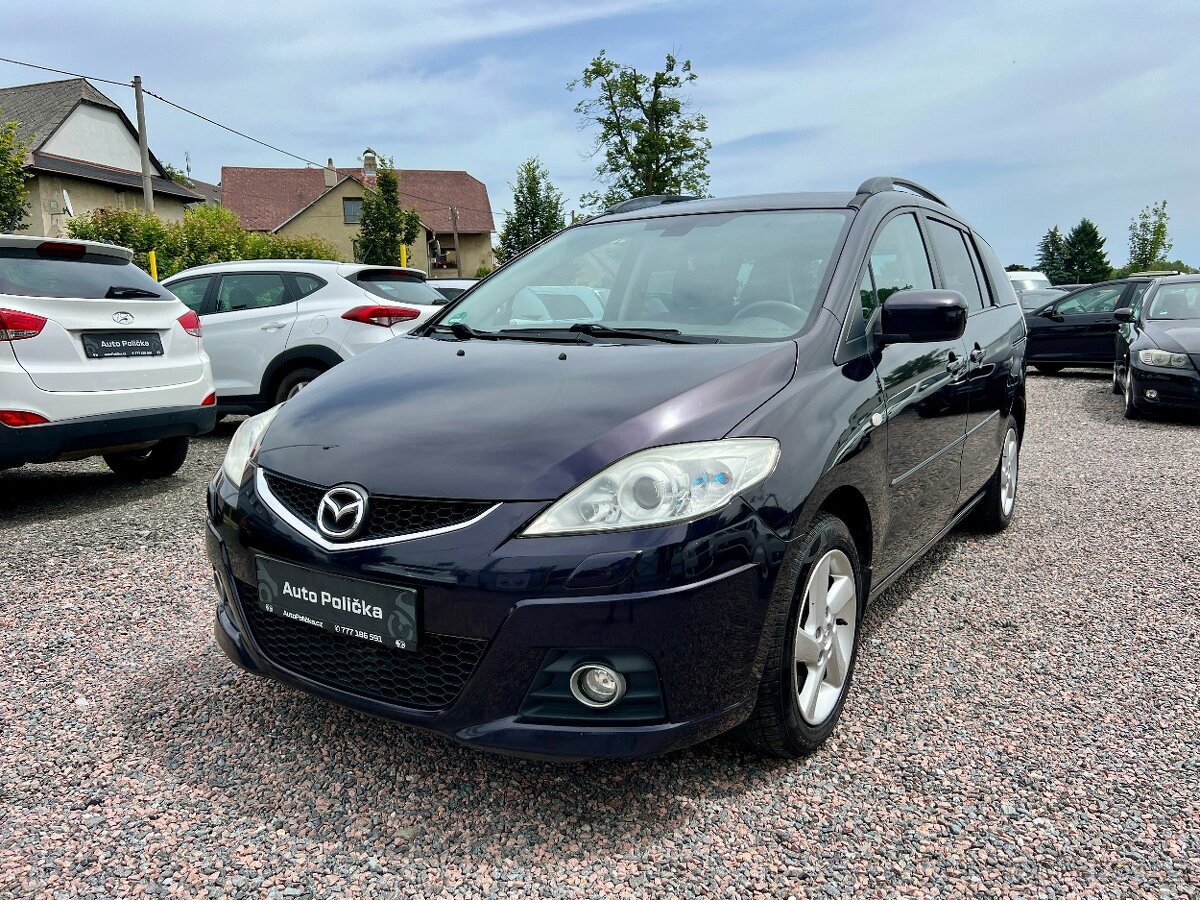 Mazda 5 2.0i 107 kW 7 míst,Výhřevy,Xenon,ALU,Servis