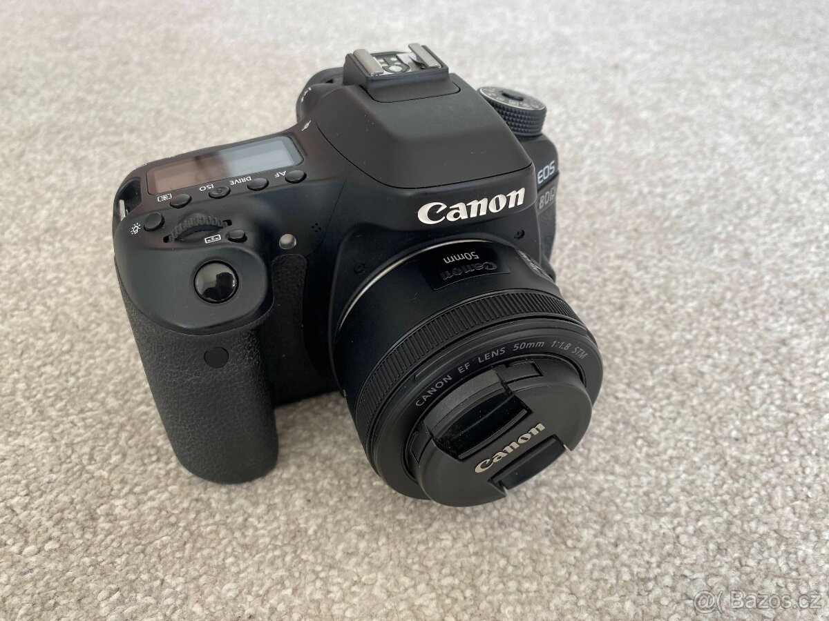 Canon 80D + 2x objektiv (50mm f 1.8 a 18-55mm f 3,5-5,6)