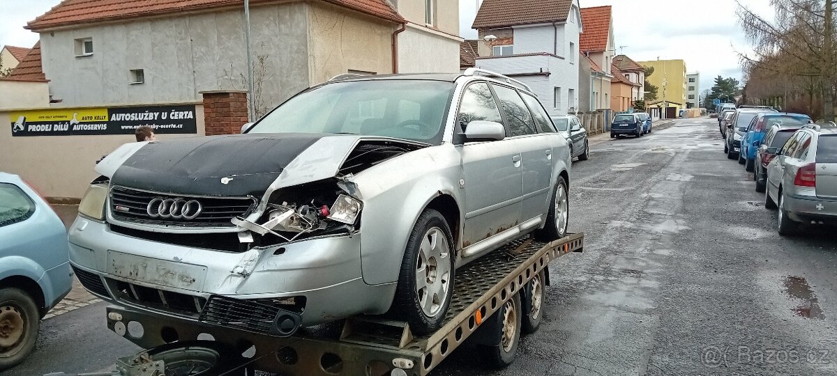 Prodám náhradní díly Audi A6 combi 100 kw 2,4 BENZÍN