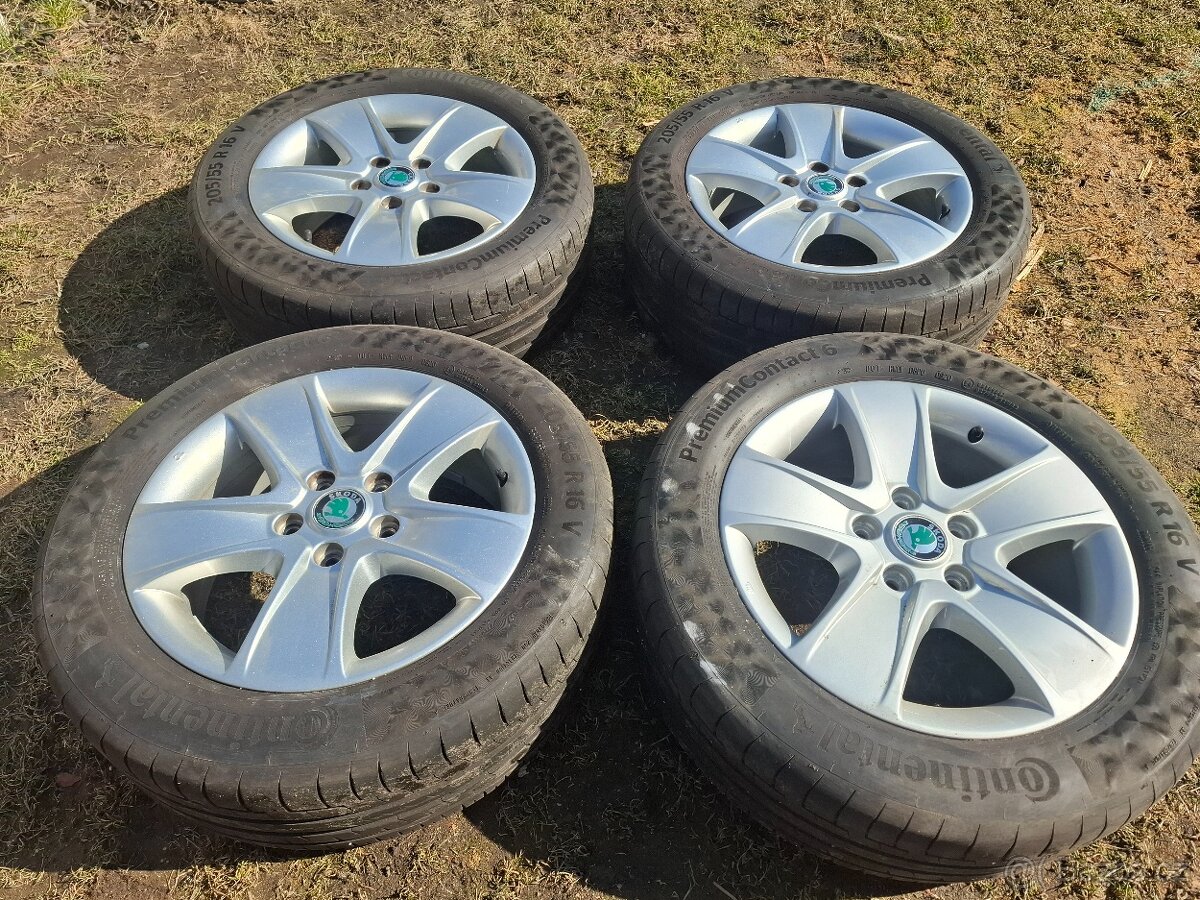 ALU kola 16" 205/55 R16 letní