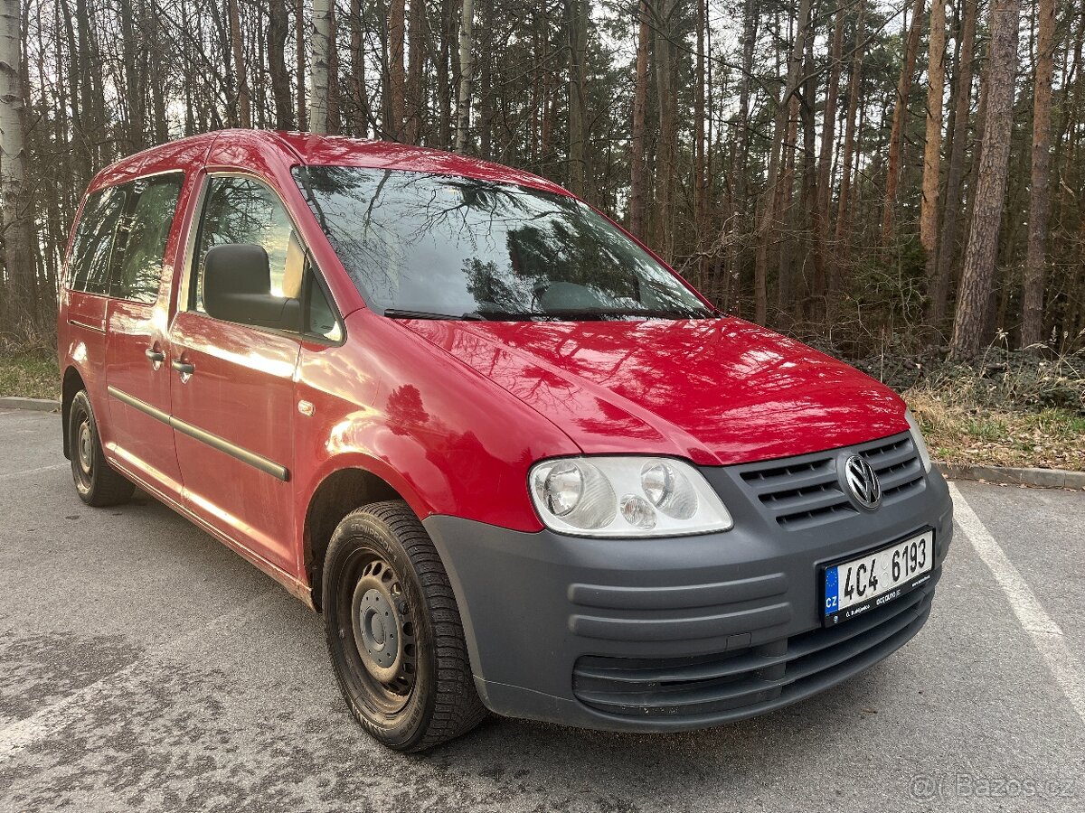 Caddy, r.v. 2008, původ ČR, 1.9TDI (77kW), servis