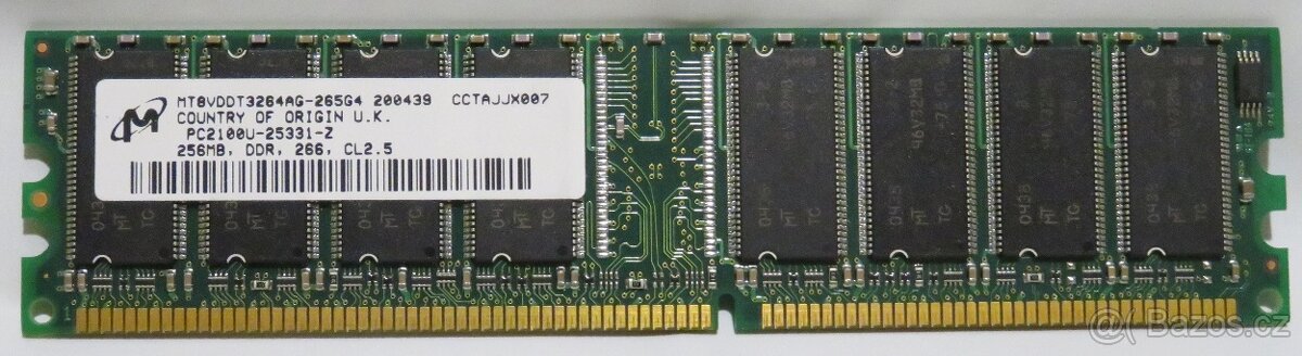 Paměť DDR 256 MB