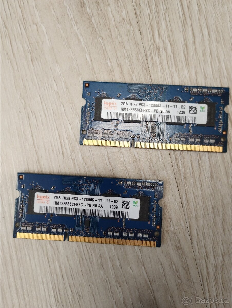 DDR3 notebook ram (2×2GB)