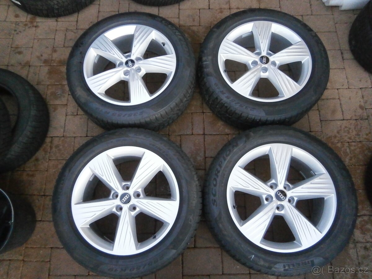 ALU zimní 19", orig. AUDI Q4, 5x112mm, 235/55/19 a 255/50/19