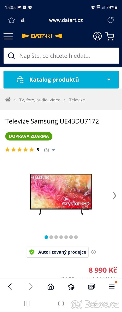 Samsung jako nový, skoro nepoužitá