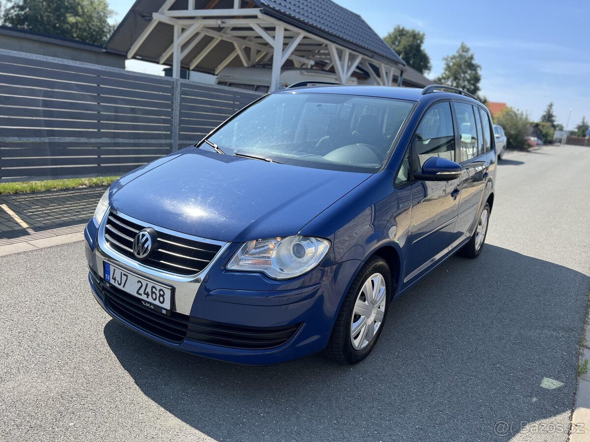 VW Touran 1.4TSI 110kW rv.2010•Pohon na BENZIN+Plyn•7míst