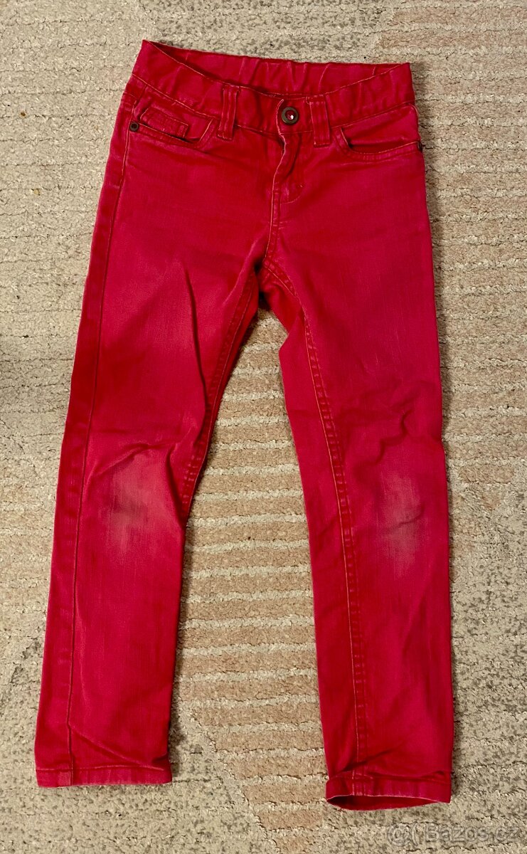 Růžové džíny, vel. 128