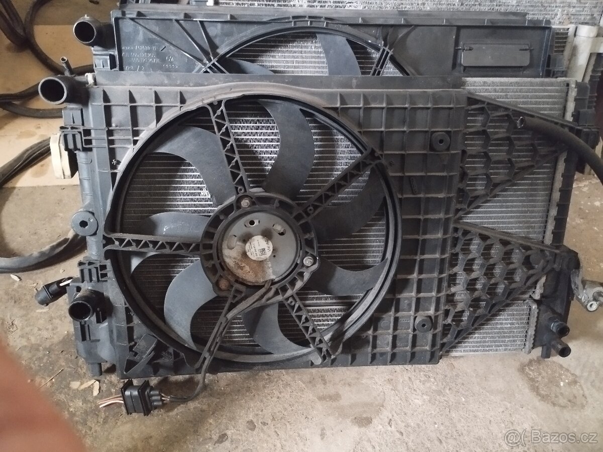 Chladiče plus ventilátor Škoda fabia 3 1.2 TSI