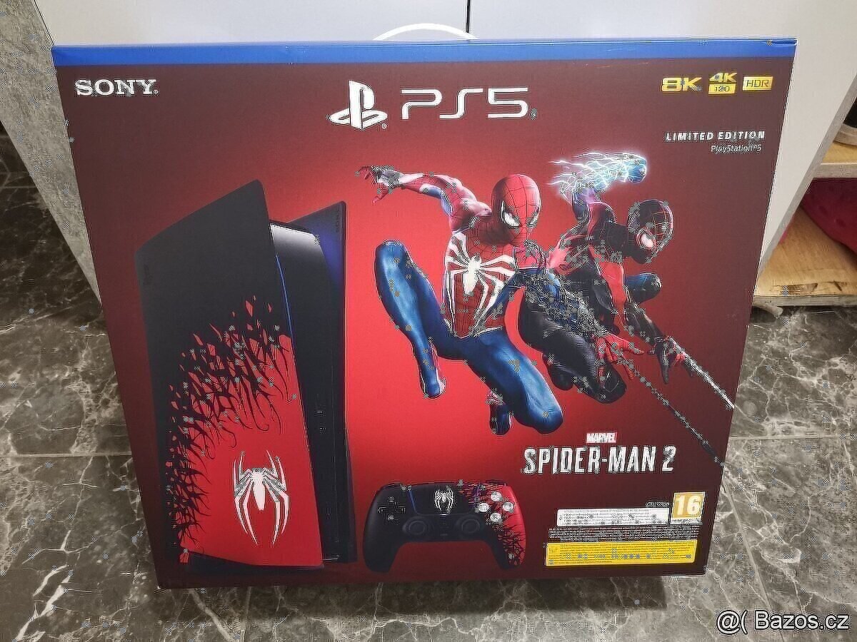 NOVÝ PLAYSTATION 5 + SPIDER MAN 2