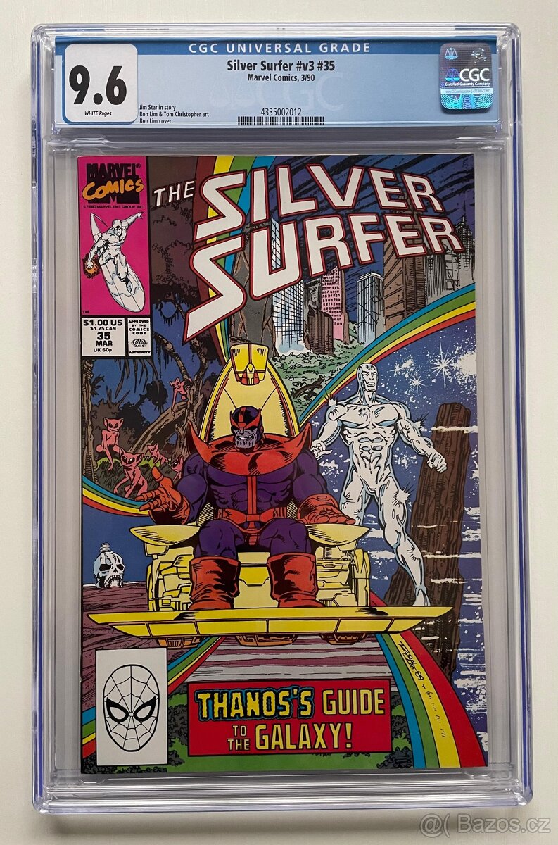 Komiks Silver Surfer #35, Marvel Comics 1990, CGC 9.6