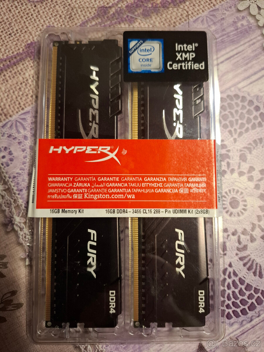 HyperX 16GB kit DD4 3644MHz CL16