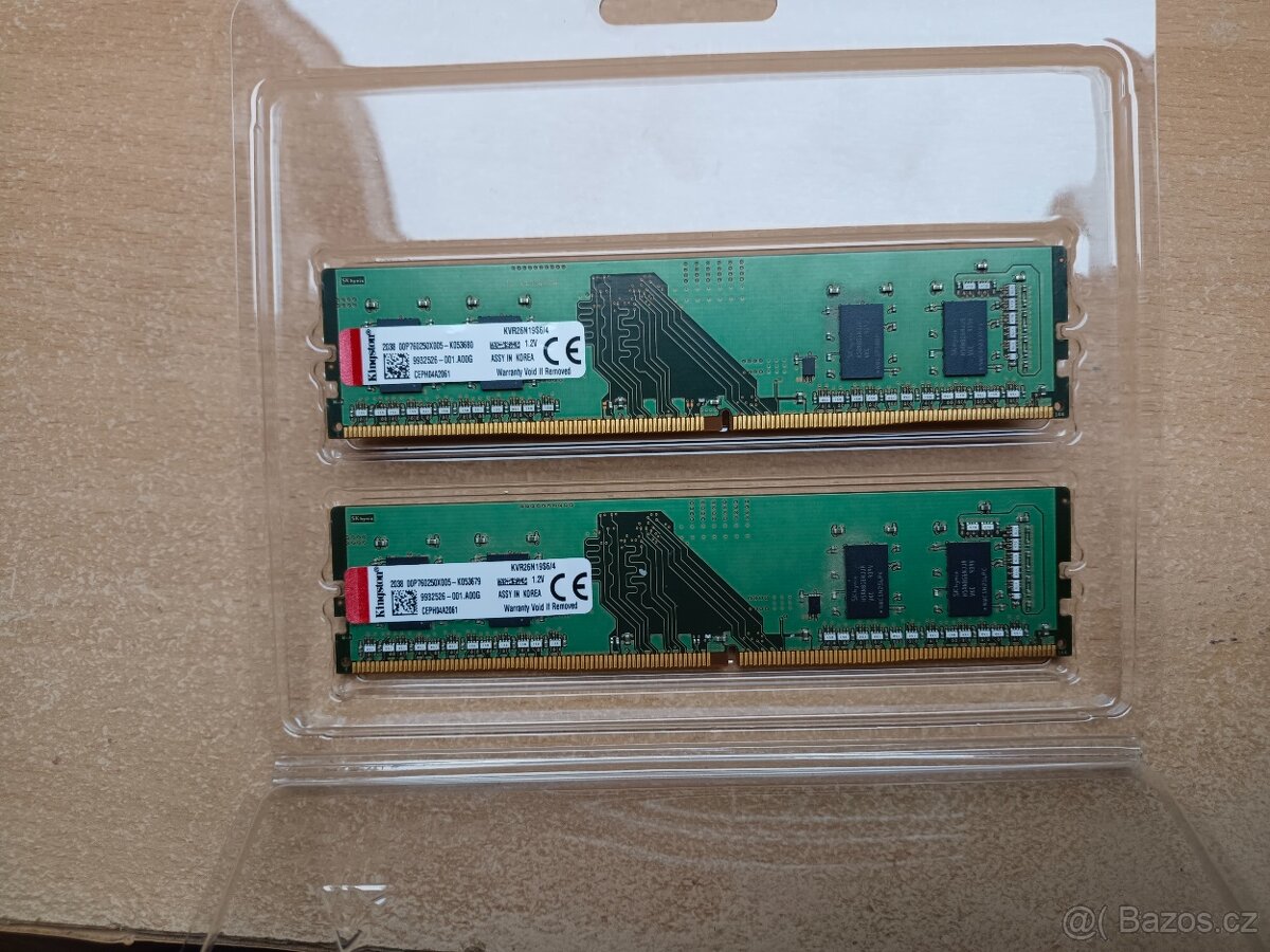 Kingston 2x4GB DDR4-2666 resp. i 3200