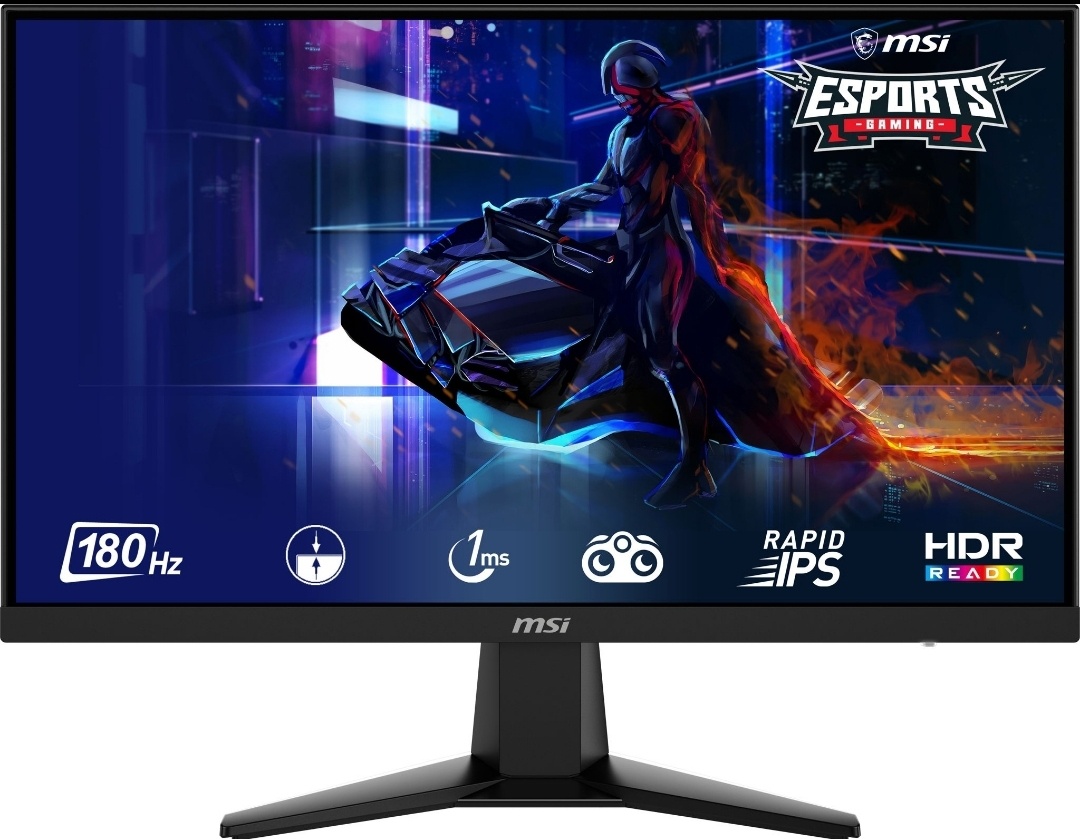 MSi monitor 24,5" 180Hz 1ms