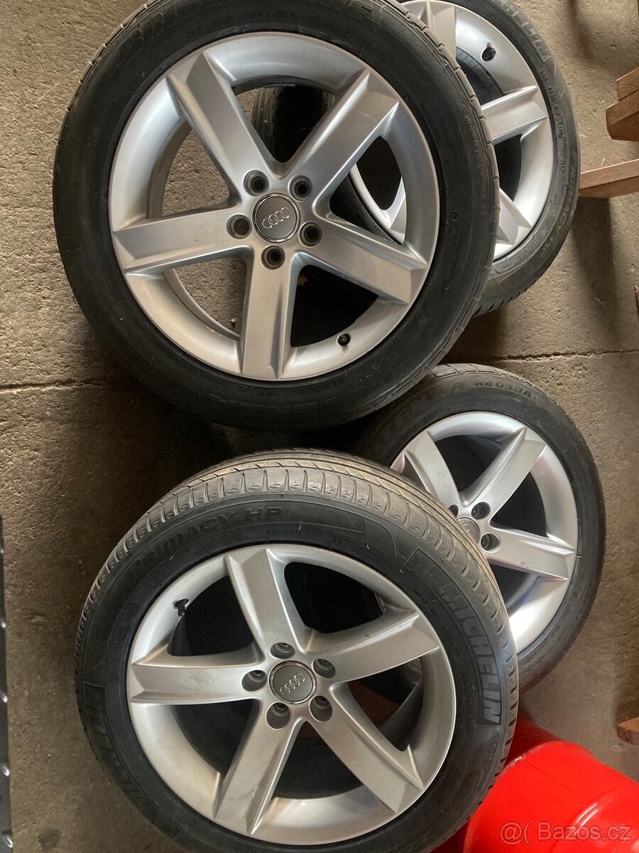 Alu audi 7,5x17 et28 pneu 225/50