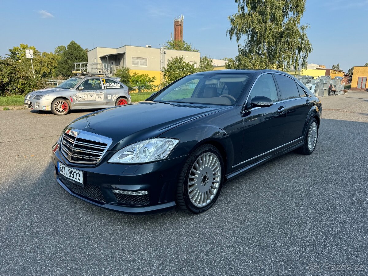 Mercedes S320CDi LONG S65 AMG LOOK, CZ, NOVÉ STK/PNEU/OLEJE